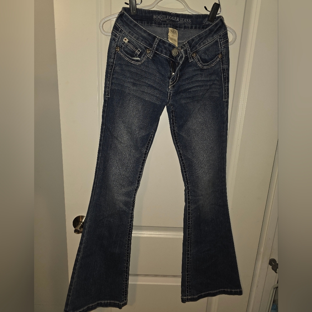 Women's Dark Blue Flare Jeans